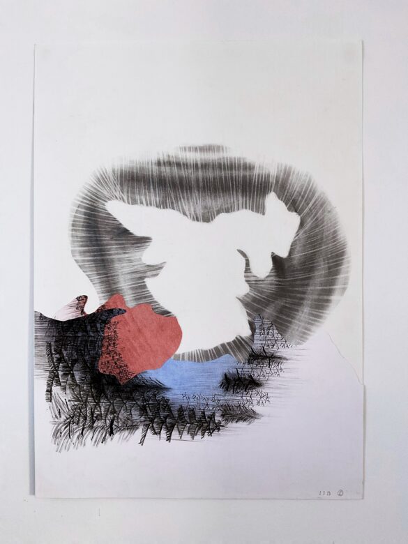 Liana Zanfrisco, Aiuole, 2023, 60 x 42 cm