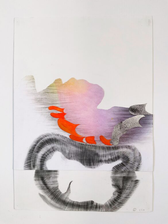 Liana Zanfrisco, Aiuole, 2023, 60 x 42 cm